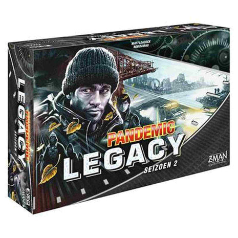 Pandemic Legacy Seizoen 2 Black NL – strategisch bordspel – 2 tot 4 spelers