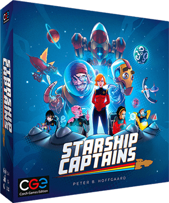 Starship Captains - EN – gezellig kaartspel – 1 tot 4 spelers