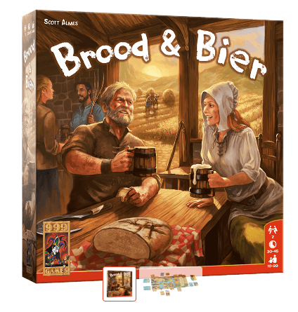 Dit is een foto van het spel Brood & Bier te koop bij Speldorado Spellenwinkel Delft