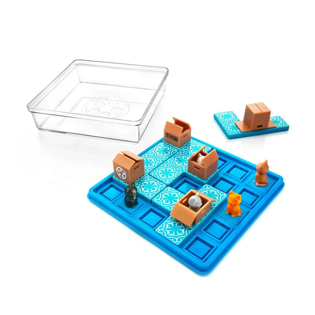 Dit is een foto van het spel Cats & Boxes -Compacts- Smart games te koop bij Speldorado Spellenwinkel Delft
