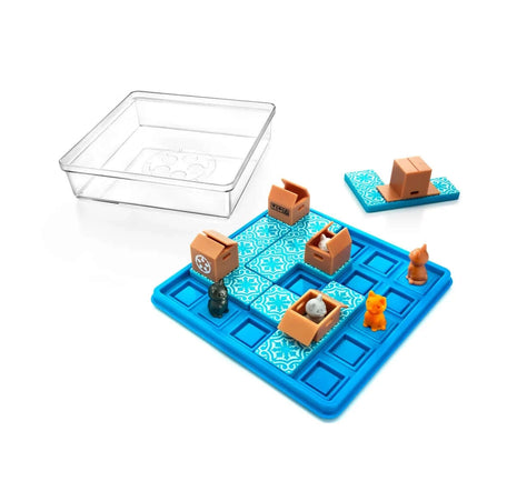 Dit is een foto van het spel Cats & Boxes -Compacts- Smart games te koop bij Speldorado Spellenwinkel Delft