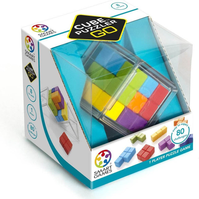 Dit is een foto van het spel Cube Puzzler Go - Cube Puzzlers - Smart Games te koop bij Speldorado Spellenwinkel Delft