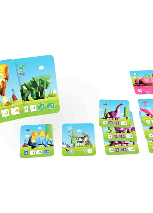 Dit is een foto van het spel Cubosaurus - opvolger van Cubirds te koop bij Speldorado Spellenwinkel Delft
