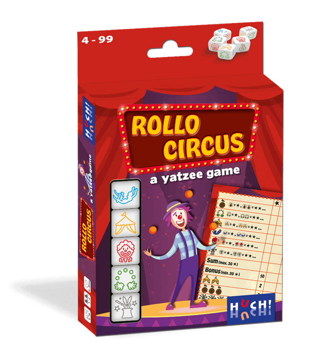 Rollo: A Yatzee Game - Circus Nl/Fr, HUT242022 van Asmodee te koop bij Speldorado !