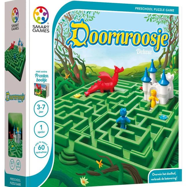 Dit is een foto van het spel Doornroosje - Deluxe (60 Opdrachten) te koop bij Speldorado Spellenwinkel Delft