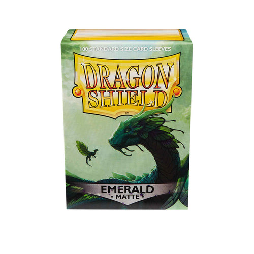 Dragon Shield Matte Sleeves - Emerald (100 Sleeves), AT-11036 van Asmodee te koop bij Speldorado !