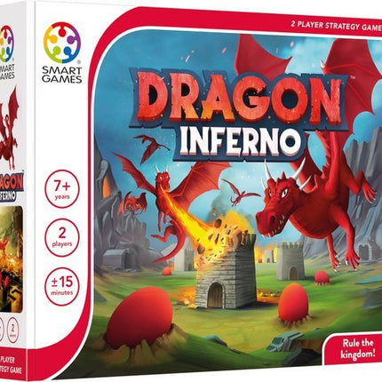 Dit is een foto van het spel Dragon Inferno -Strategy Games - Smart Games te koop bij Speldorado Spellenwinkel Delft