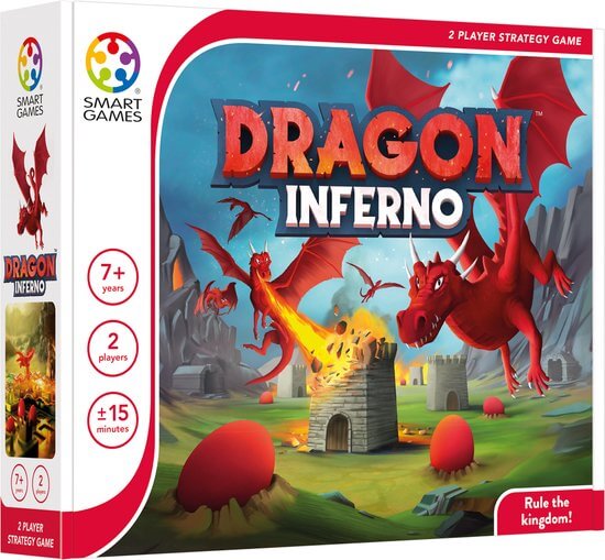 Dit is een foto van het spel Dragon Inferno -Strategy Games - Smart Games te koop bij Speldorado Spellenwinkel Delft
