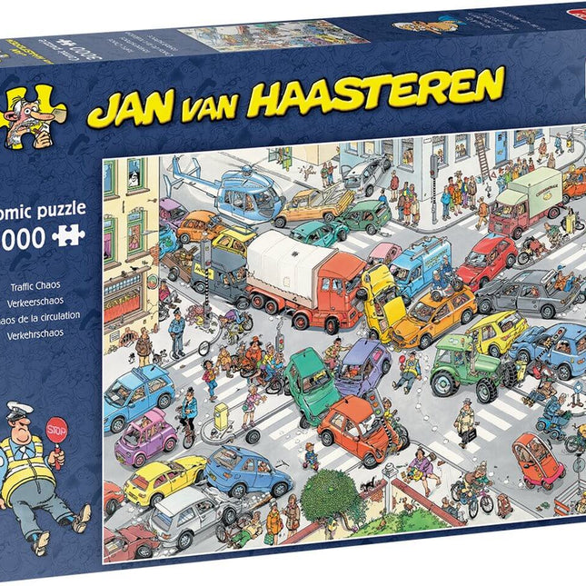 Dit is een foto van het spel JvH Verkeerschaos (3000) te koop bij Speldorado Spellenwinkel Delft