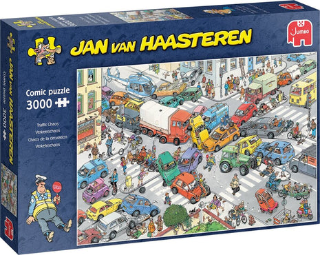 Dit is een foto van het spel JvH Verkeerschaos (3000) te koop bij Speldorado Spellenwinkel Delft