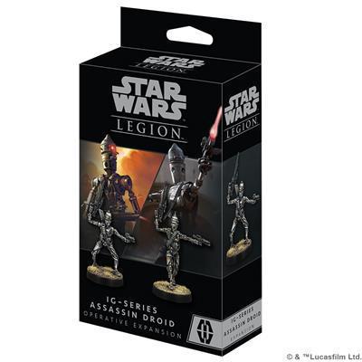 Dit is een foto van het spel IG-Series Assassin Droids Op Exp En - Star Wars Legion te koop bij Speldorado Spellenwinkel Delft