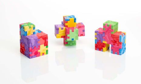 Dit is een foto van het spel Happy Cube 6 Colour Pack Expert-Happy Cube - Smart Games te koop bij Speldorado Spellenwinkel Delft