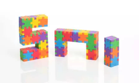 Dit is een foto van het spel Happy Cube Original -Happy Cube - Smart Games te koop bij Speldorado Spellenwinkel Delft