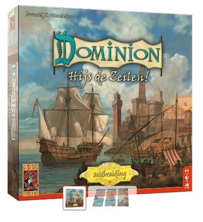 Dit is een foto van het spel Hijs De Zeilen - Dominion te koop bij Speldorado Spellenwinkel Delft