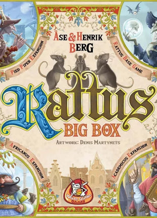 Rattus Big Box – strategisch bordspel – 2 tot 6 Spelers