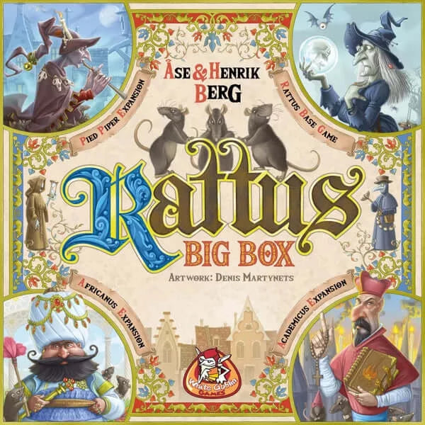 Dit is een foto van het spel Rattus Big Box te koop bij Speldorado Spellenwinkel Delft