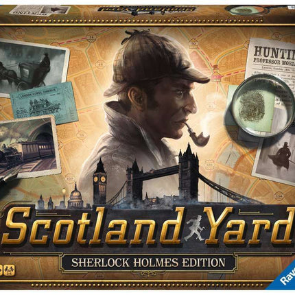 Dit is een foto van het spel Sherlock Holmes Scotland Yard te koop bij Speldorado Spellenwinkel Delft