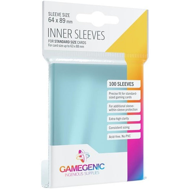 Dit is een foto van het spel Sleeves Pack Inner Sleeves (100) - EN te koop bij Speldorado Spellenwinkel Delft