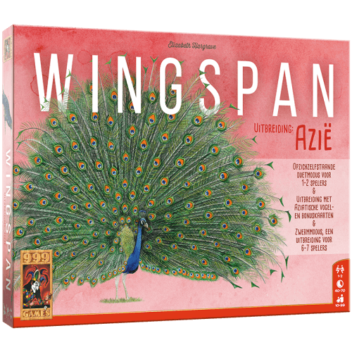 Dit is een foto van het spel Wingspan Uitbreiding Azie te koop bij Speldorado Spellenwinkel Delft