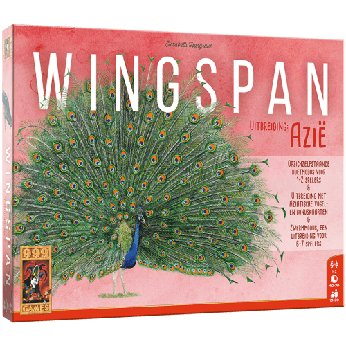 Wingspan Uitbreiding: Azie, 999-WIN05 van 999 Games te koop bij Speldorado !